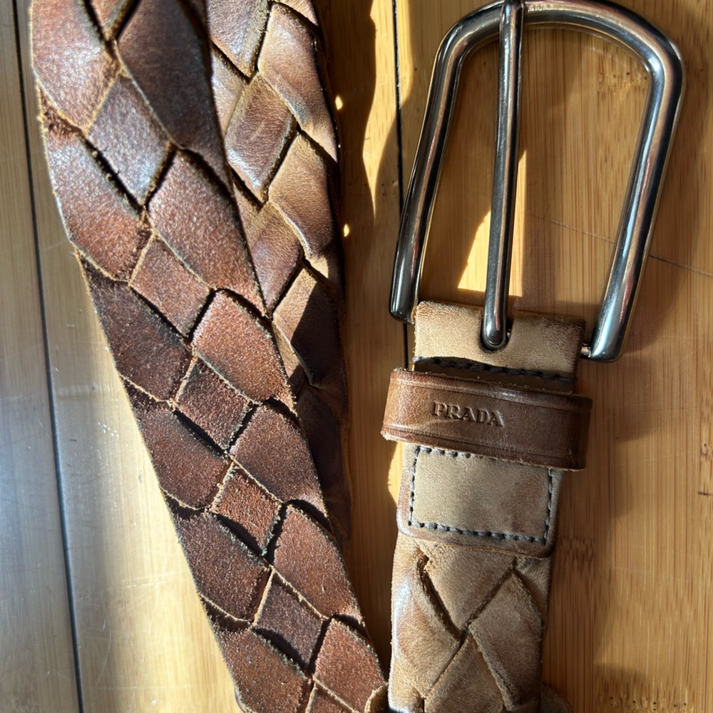 Prada Belt 100% Leather Made in ITALY